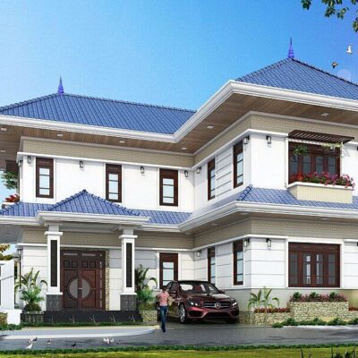 Biệt thự 2 tầng mái thái 200m2