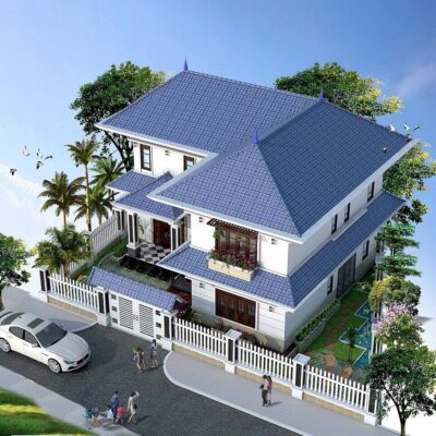 Biệt thự 2 tầng mái thái 200m2